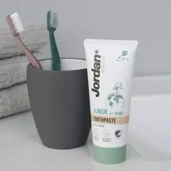 Зубная паста Green Clean Junior для детей от 6 лет с легким фруктовым вкусом, 50 мл, Jordan