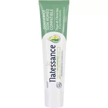 Зубная паста Homeo Care с тимьяном и лимоном органическая 75 мл Natessance