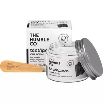 Зубная паста Humble в стеклянном активированном угле с фтором 50 мл, The Humble