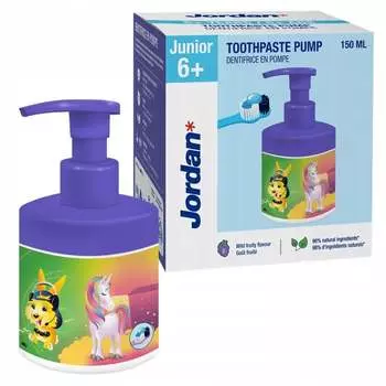 Зубная паста Jordan для детей - JUNIOR 6+ лет 150 мл фруктовый вкус