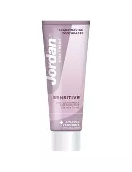 Зубная паста Jordan, Stay Fresh Toothpaste для чувствительных десен Sensitive 75мл