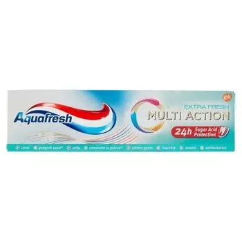 Зубная паста Multi Action Extra Fresh, 75 мл, Aquafresh