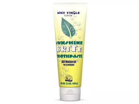 Зубная паста NATURE'S SUNSHINE Brite без фтора со вкусом мяты NSP NATURES SUNSHINE