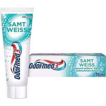 Зубная паста Одол-мед3 Бархатная белая 75мл Odol-Med 3