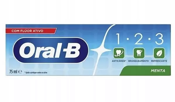 Зубная паста Oral-B 1-2-3 мята - 75 мл