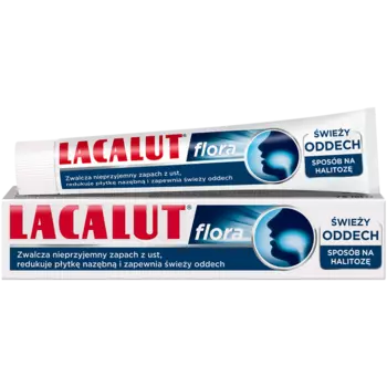 Зубная паста, освежающая дыхание, 75 мл Lacalut Flora