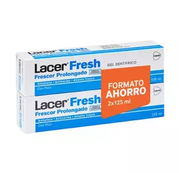 Зубная паста от неприятного запаха изо рта Lacerfresh Gel Duplo Lacer, 2 UD