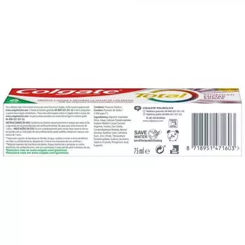 Зубная паста Pasta de Dientes Total Advance Encas Sanas Colgate, 75 ml