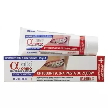 Зубная паста Premium Ortho Dental Care - 75 мл Alfa