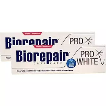Зубная паста Pro White - 75 мл, восстанавливает поверхность эмали, придает белизну и блеск Biorepair
