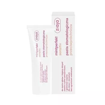 Зубная паста против кариеса, 75 мл Ziaja, Mintperfekt Sensitiv