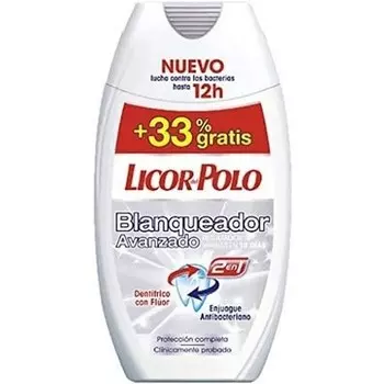 Зубная паста с улучшенным отбеливанием 2-в-1, 6 контейнеров, Licor Del Polo
