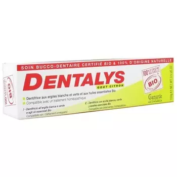 Зубная паста со вкусом лимона 100 г, Gamarde