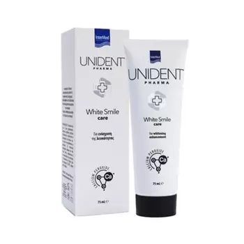 Зубная паста Unident Pharma White Smile Care для улучшения белизны зубов 75 мл Intermed