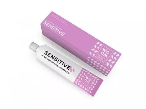 Зубная паста, успокаивающая чувствительность зубов и десен, 75 мл WOOM, Family Sensitive