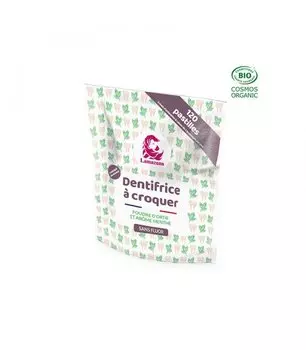 Зубная паста в таблетках, КРАПИВА И МЯТА, без фтора, 120 шт., Lamazuna