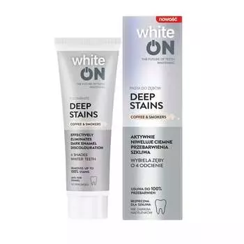 Зубная паста White On, глубокие пятна, 75 мл Topa