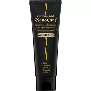 Зубная паста White Pearl Nanocare Черное золото 100 г, Bubblemania