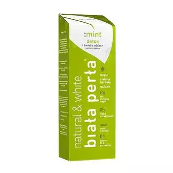 Зубная паста White Pearl Натуральная мята 75мл, Biaa Pera