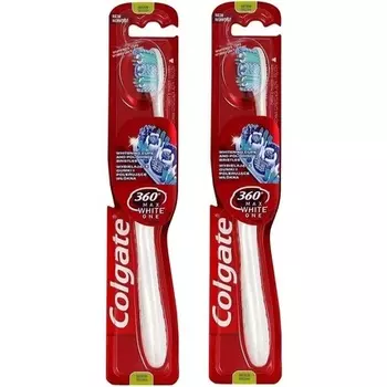 Зубная щетка 360 Max White One, средняя Colgate