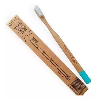 Зубная щетка бирюзового цвета, мягкая щетина, 1 шт. Mohani