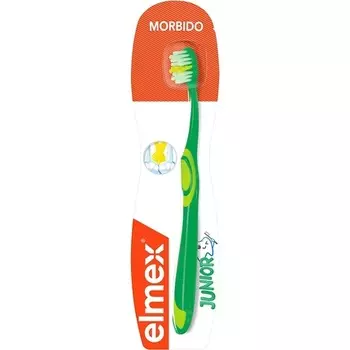 Зубная щетка для детей 6–12 лет, разные цвета, Elmex