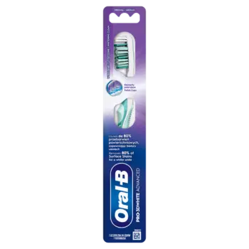 Зубная щетка для удаления пятен, 1 шт. Oral-B Pro 3d white advanced