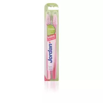 Зубная щетка Jordan classic cepillo dental #duro Jordan, цвет duro, 2 шт.