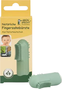 Зубная щетка на палец натуральный каучук 1 шт. Grnspecht
