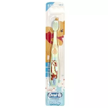 Зубная щетка, очень мягкая, 0–3 года, Disney Baby, 1 зубная щетка Oral-B