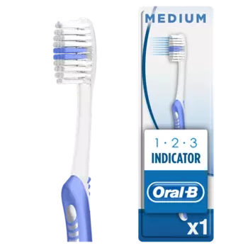 Зубная щетка Oral B 123 Индикатор 35 Средняя Oral-B