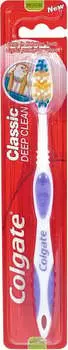 Зубная щетка среднего размера Colgate, Classic Deep Clean
