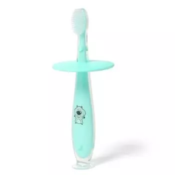ЗУБНАЯ ЩЕТКА с ограничителем МЯТА 12м+, Babyono