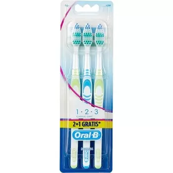 Зубные щетки Oral-B 1-2-3 Classic Care, Oral B