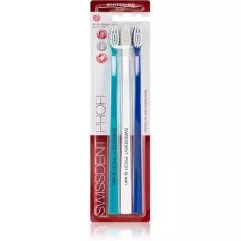 Зубные щетки Swissdent Profi Whitening мягкие 3 шт.