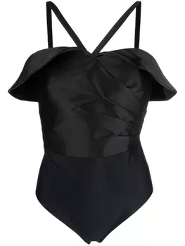 Zuhair Murad драпированное боди, черный