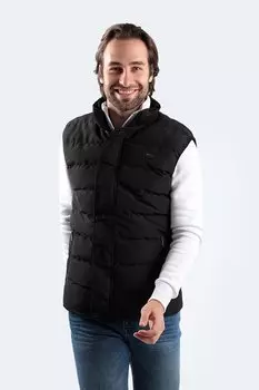 ZULA Мужской жилет черный SLAZENGER
