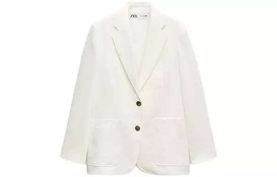 ZW Series деловой костюм женский белый Zara