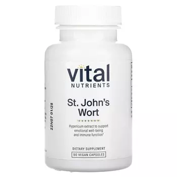 Зверобой Vital Nutrients, 90 капсул