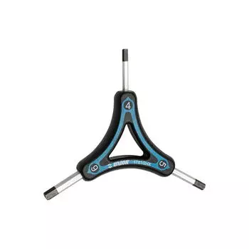 Звездчатый ключ Винты с внутренним шестигранником UNIOR, черный / черный / серебристый