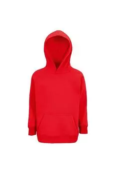 Звездная органическая толстовка с капюшоном SOL'S, красный