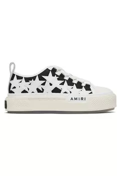 Звездные кеды Stars court low Amiri, черный