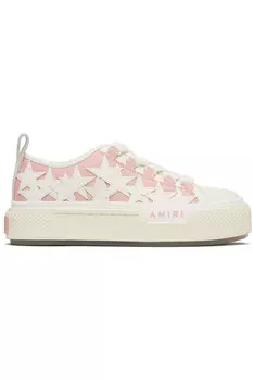 Звездные кеды Stars court low Amiri, цвет evening sand