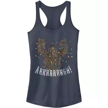 «Звездные войны для юниоров» Майка с рождественским рисунком Chewie Tangled Lights Star Wars