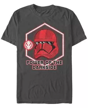 Звездные войны мужская футболка с коротким рукавом rise of skywalker red trooper power of the dark side Fifth Sun, мульти