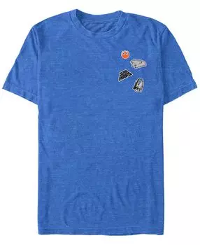 Звездные войны мужская футболка с короткими рукавами rebel pocket patches Fifth Sun, мульти
