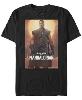 Звездные войны the mandalorian greef karga персонаж плакат с коротким рукавом мужская футболка Fifth Sun, черный
