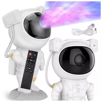 Звездный проектор астронавта с 8 режимами проецирования, проектор ночного света Z1023 elektrostator