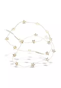 Звезды серебряные волшебные огни Loberon, серебро