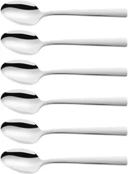 Zwilling 07150-325 Обеденные кофейные ложки, набор из 6 шт., настоящий японский продукт, Silver